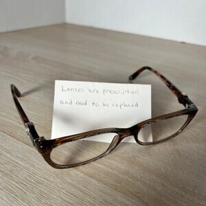 Versace Mod.3164 991 Eyeglasses Havana Brown Frames 53-16-135 Italy READ